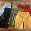 ¡Multicolor! 2026 Pantalones Cortos Casuales de Playa para Hombre Estilo Japonés de Verano, Color Sólido Básico, Versátiles, Secado Rápido, Cintura Elástica, Pantalones de Moda