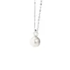 Collar de Perlas con Corona Estilo Xiaohongshu para Mujer, Plata Pura, Versión Coreana, Lujo Ligero, Colgante de Gama Alta, Cadena Versátil para Clavícula, Envío Directo