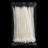 Bridas de nylon de estándar nacional 4*200 clips de plástico autoblocantes para jardinería, correas de alambre ancho engrosadas para atar, negras