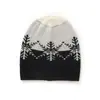 Nuevo gorro de punto de cachemira con bloques de color para otoño e invierno para mujer, grueso y cálido, estilo coreano, simple y versátil, perfecto para cubrir la cabeza
