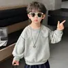 Ropa de Primavera y Otoño para Niños Sudadera con Estampado de Letras de Personalidad Estilo Coreano Chaqueta Casual Atractiva para Niños Top Elegante para Niños Pequeños y Medianos