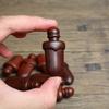Colgante de Espada de Madera de Azufaifo Golpe de Rayo Instrumento Taoísta Accesorios de Bolsillo Material Antiguo Tallado Oscuro Pulido a Mano Transmisión en Vivo