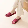 Pantuflas de Cuero Genuino de Verano para Mujer, Uso en Interiores para Parejas, Suela Suave Antideslizante, Sandalias de Piel de Vaca de Capa Superior para Hombre, Verano
