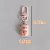 Llavero de Resina de Capibara Rosa Colgante para Mochila de Capibara Regalo para Mejor Amigo Adorno Muñeco para Llave de Coche