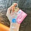 Nuevo Modelo Transfronterizo: Llavero de Oso de Pie Relleno de Aceite, Exquisito y Lindo Oso Articulado con Arena Líquida Colgante Accesorio, Venta al por Mayor para Comercio Exterior