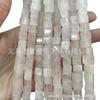 Ventas Directas de Fábrica Cuarzo Rosa Natural Forma Cuadrada 8x8mm Cristal Rosa Cabello de Conejo Cubo de Azúcar Cuentas Cuadradas Productos Semi-Terminados