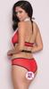 Fornecedor Europeu e Americano de Comércio Exterior Lingerie Sexy Body Erótico Fantasia de Performance para Clubes Roupa de Natal Fabricante Atacado Justa