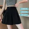 Shorts de terno de verão finos de cintura alta para mulheres 2026 novo estilo calças de perna larga de seda gelada verão soltos emagrecedores casuais hot pants