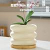 Uma geração de rede de cabelo vaso de flor estilo europeu vermelho cerâmica personalidade simples ornamentos para casa vaso para suculentas atravessando fronteira quente atacado