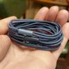 Venta directa de fábrica de cuero de alta elasticidad con cuerda para la cabeza de color negro fresco y pequeño de tres líneas, versión coreana