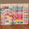 Pinzas para el cabello infantiles de moda con forma de estrella, versátiles y no dañan el cabello, juego de pasadores para arreglar mechones sueltos y flequillo, accesorios para el cabello para niñas