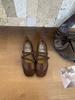 Zhr Zapatos de Entrenamiento Moral de Suela Plana Coreanos para Mujer 2025 Estilo Nuevo Slip-On Suela Suave Zapatos Planos de Boca Baja Ins Simples para el Trabajo de Oficina para Mujer