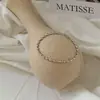 Pulsera Gorro Retro Coreano para Mujer Plata de Ley S925 Chapada Ins Diseño de Nicho Pulsera Elegante Estudiante Joyería de Mano Simple Tendencia