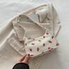 Bolso de hombro ligero, moderno, con estampado de fresas frescas, combinable con todo, de moda, sencillo y de alto valor, 2024