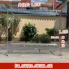 Perchero de tubo de acero galvanizado para ropa de piso exterior doble barra tubería de agua secado colcha hogar doble fila balcón perchero