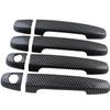 Capa de Maçaneta com Padrão de Fibra de Carbono para Modelos 2001-2013 do Corolla, Vios, Yaris, Rav4