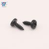 Yixiong fábrica direta parafusos auto-atarraxantes cabeça B preta galvanizada parafuso auto-atarraxante cabeça redonda grande M3M4