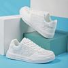 Zapatos de Mujer Transfronterizos, Zapatos Deportivos, Zapatos de Running Ligeros y Amortiguadores para el Nuevo Verano 2025 para Mujer, Zapatos Blancos Casuales de Moda para Mujer