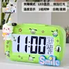 Melody Mini Luminoso Digital Pequeño Despertador Temporizador Estudiante Mesita de Noche Portátil Reloj Escritorio Inteligente Hora Digital