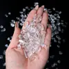 Grava de Cristal Blanco Natural, Piedra Desmagnetizante, Pulsera Decorativa de Piedra Bruta de Cristal Blanco, Piedra Desmagnetizante para Buda, Aromaterapia, Venta al por Mayor de Fabricantes