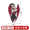 Adesivos de Tatuagem Meia-Manga Cor Nova Transfronteiriça Anime Geisha Impermeável Descartável Tatuagem Adesivos de Tatuagem Sexy para Panturrilha