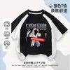 Camiseta de Verão Fina Minecraft para Meninos Manga Curta Tendência Versátil Top Infantil Meia-Manga