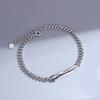 Design original novo estilo pulseira de casal namorados infância feminina prata esterlina pulseira de bambu nicho Mori presente de Dia dos Namorados
