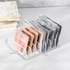 Caja de Almacenamiento Transparente Estante de Almacenamiento de Cosméticos de Múltiples Capas Bandeja para Esmalte de Uñas Sombra de Ojos Caja de Clasificación Estante Organizador de Tocador