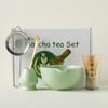 Tigela de chá matcha estilo japonês cerâmica matcha com terno chá bambu matcha chá escova baibenli dinastia song cerimônia do chá ins