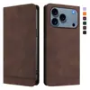 Adecuado para Funda de Cuero para Iphone17, Samsung S26 Retro Mate Magnética Fuerte con Ranura para Tarjeta Antirrobo Funda Protectora, Moto G86
