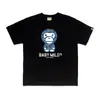 Comércio Exterior Transfronteiriço Atacado Alta Qualidade Manga Curta Estampa de Letras Casual Estilo de Rua Unissex Solta Oversized Camiseta Tendência Camisa de Meia Manga
