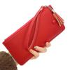 Cartera Larga para Mujer Simple Portátil Bolsa para Guardar Llaves 2024 Nueva Bolsa para Tarjetas Cartera Integrada Multifunción