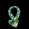 Cuerda Trenzada de Color de Fábrica 6mm Cuerda de Algodón Trenzada de Tres Hilos Pulsera Trenzada Retorcida Tricolor Cuerda Venta Directa de Fábrica Hecho a Mano DIY