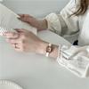 Reloj de Azúcar Cuadrado Pequeño de Lujo Ligero con Diseño de Nicho Estilo Coreano para Mujeres Estudiantes de Secundaria