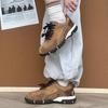 Lan GuiZapatillas de Mujer con Suela Gruesa, que Aumentan la Altura, de Cuero Suave, Nuevo Modelo Primavera Temprana 2026, Zapatillas de Entrenamiento Casuales Alemanas