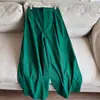 2026 Algodão Novo Estilo Nacional Calça de Perna Larga que Muda de Cor com Punhos Levemente Afunilados, Calça de Vovó, Calça Cropped Atacado H02Hk61198