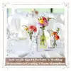 Letrero de Asiento Curvo Semicircular Acrílico Transparente para Boda Fiesta Decoración Boda Mesa