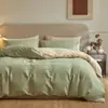 Modelo Nuevo 2026 Juego de Cuatro Piezas Estampado Cepillado 100% Algodón, Ropa de Cama Espesa de Algodón Puro para Otoño e Invierno, Juego Estampado Reactivo Grado Madre e Bebé