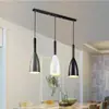 Lâmpadas minimalistas modernas nórdicas para loja de roupas sala de estar quarto lustre luminária de cabeceira barra de alumínio e madeira iluminação de restaurante