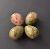 Cristal Natural 2cm Huevo Pequeño Piedra con Forma de Huevo Material de Jade Huevo de Pájaro Piedra Cruda Adorno Objeto de Mano para Jugar, Natural