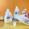 Jabón Líquido Jinmuyu Bicarbonato de Sodio Fragancia de Larga Duración 72 Horas Limpieza Rápida y Eliminación de Manchas Detergente para Lavandería del Hogar Paquete de 2 kg