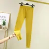 Leggings de Terciopelo Sin Marcas para Mujer Pantalones de Otoño Forrados de Felpa para Invierno Ropa Interior Engrosada Pantalones Ajustados de Terciopelo por Ambos Lados Pantalones Cálidos