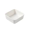 Prato Quadrado Simples de Cerâmica para Lanche, Prato para Molho, Prato para Frutas, Prato para Tempero Doméstico, Molho, Mini Acompanhamento