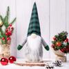 Boneco de Natal Xadrez Sem Rosto Estilo Nórdico Rudolph Floresta Velho da Floresta Enfeite Decorativo Estilo Nórdico