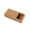 Caja de Papel Kraft Marrón Caja Cajón Hecha a Medida Caja de Empaque para Té con Aroma a Té Caja de Regalo Transparente Caja Cuadrada para Jabón Artesanal Hecha a Medida