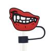 Serie de Halloween de dibujos animados tapa para popote PVC pegamento suave accesorios decorativos para popote tapa antipolvo para popote desmontable 10mm