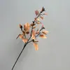 Novas Folhas de Bétula Artificiais Coloridas para Outono, Folhas de Clematis Coloridas para Outono, Galhos Secos Decorativos para Decoração de Casa e Arranjos Florais em Quartos Modelo