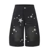 Nuevos Pantalones Acampanados Cortos Casuales de Cintura Media con Estampado Tendencia Callejera Estilo Coreano 2026 Fuente Mayorista 55