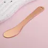 Palo para mascarilla de metal, herramienta para mezclar mascarillas, cuchara grande para mascarillas, raspador, raspador de masaje para aplicación facial, tabla para mezclar mascarillas con forma de cuchillo