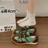Versión de piel de vaca estilo retro Zapatos de entrenamiento alemanes para mujer Zapatos Argan 2026 otoño nuevo Zapatos deportivos casuales versátiles Zapatos de papá